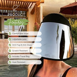 BLUESTONE SUNSHIELD - CHROME FULLFACE