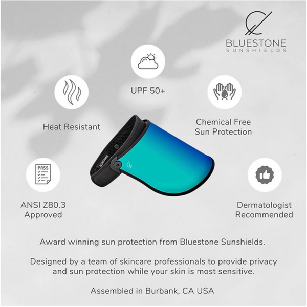 BLUESTONE SUNSHIELD - AQUA FULLFACE